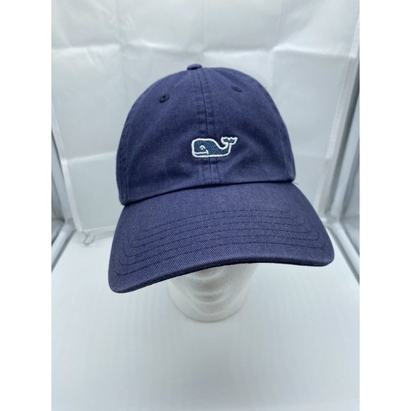Vineyard Vines Other - Vineyard Vines Blue Whale Logo Baseball Hat Cap Adjustable Strap-back Spell-out